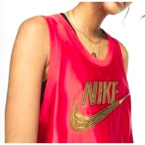 Nike Womens Red Dri-Fit Graphic Tank Top XL